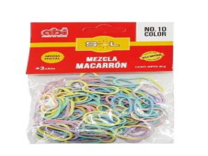 LIGAS SOL MACARRON CAROMA 10 BOLSA 30GRS C.60