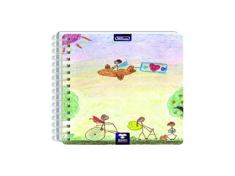 CUADERNO BOOK TELETON RAYA 100H P.DURA C.12