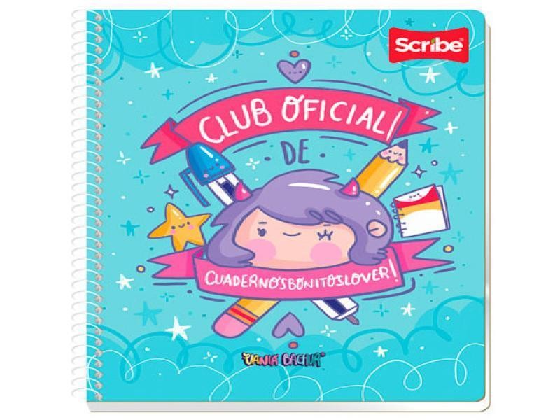 CUADERNO PROF. VANIA BACHUR SCRIBE 1830 RAYA ESP. 90H. C24