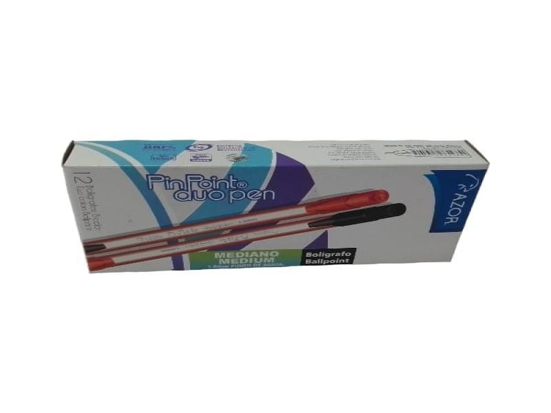 BOLIGRAFO PIN POINT DUO NEGROROJO E12C360