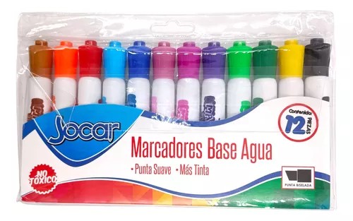MARCADOR AGUA DELG.P.CONICA BLIST.C12 JOCAR C.32