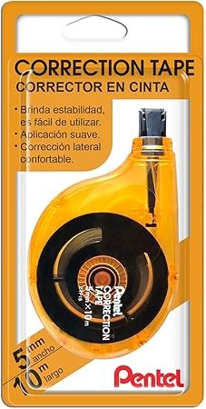 CORRECTOR CINTA 5.0MMX10M. PENTEL ZTP15BP BL.C1 E12C288