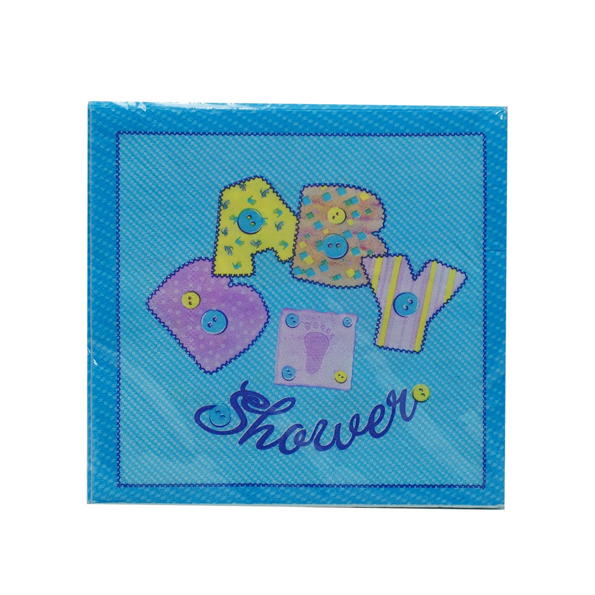 SERVILLETAS DEC. DE PAPEL BABY SHOWER PAQ. C20 PZA C.10