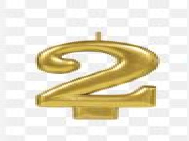 VELA NUMERO 2 DORADO METALICO GRANMARK C.12