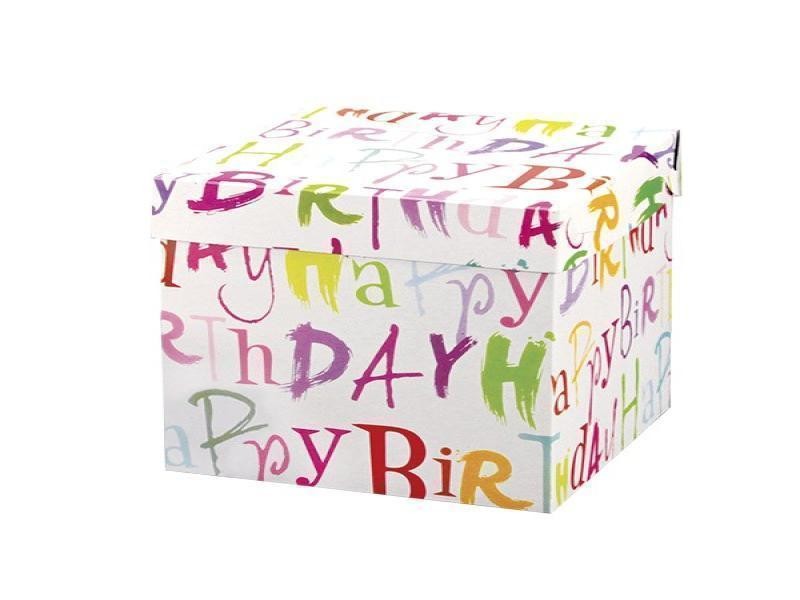 CAJA CUBO FELICIDADES SLIC. GOSTECH 3 20X20X20CM. E10