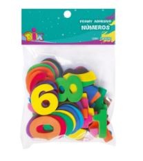 FOAMY ADHESIVO NUMEROS DIX MOD.4105 E.12