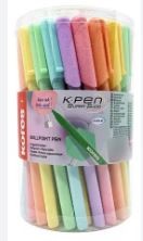 BOLIGRAFO K PEN KORES 1.0 MM BOTE C50 MIX PAST.TIN.AZUL E.6