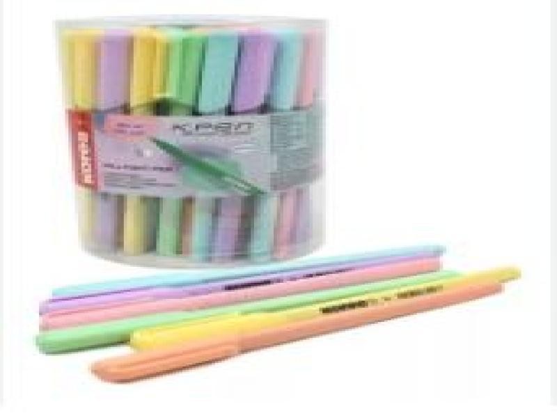 BOLIGRAFO K PEN KORES 1.0 MM BOTE C50 MIX PAST.TIN.AZUL E.6