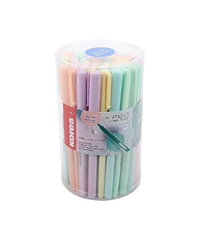 BOLIGRAFO K PEN KORES 1.0 MM BOTE C50 MIX PAST.TIN.AZUL E.6
