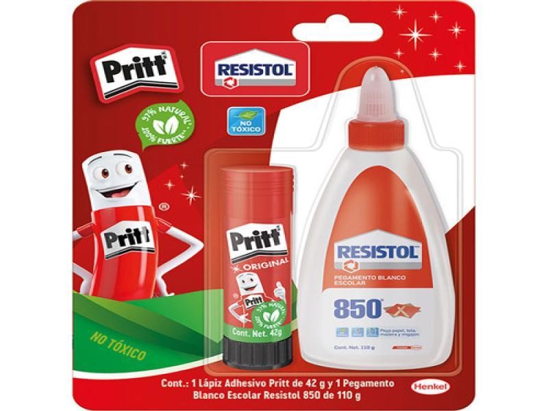 PEGAMENTO PRITT PAREJA IDEAL LAPIZ 42GR BCO. 110GR. C.22