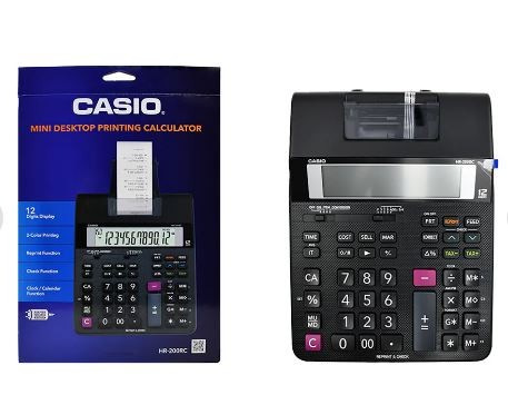 CALCULADORA ESCRIT. CROLLO CASIO HR-200RC C4