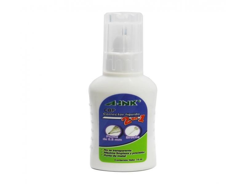CORRECTOR LIQUIDO 2 EN 1 CBP-12 A-INK 15ML E12 C144