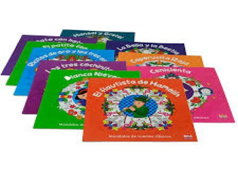 LIBRO PCOLOREAR MANDALAS DE CUENTOS CLASICOS 10T 6519 C.80