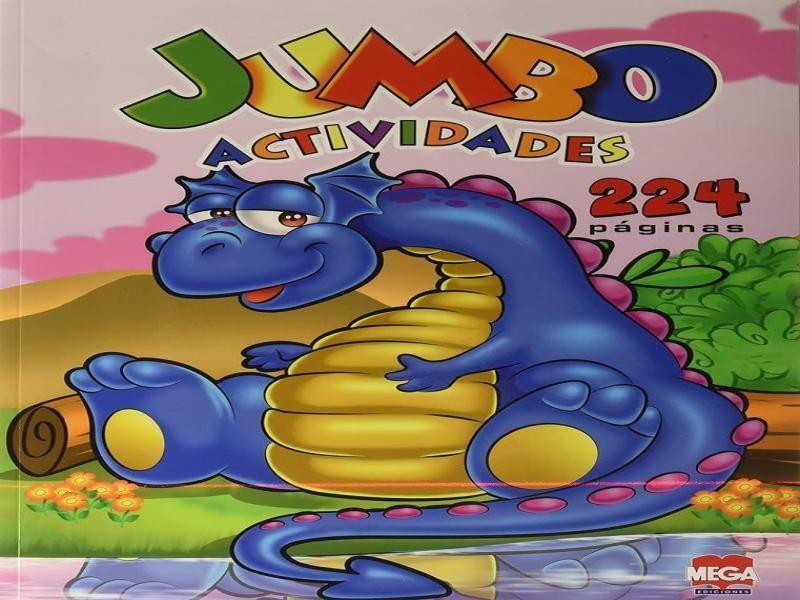 LIBRO PCOLOREAR JUMBO RECREACTIVIDADES 6773 MEGA C.14
