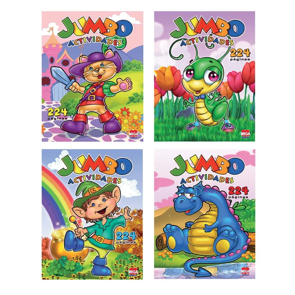 LIBRO PCOLOREAR JUMBO ACTIVIDADES 6777 MEGA 112H. .2T 28