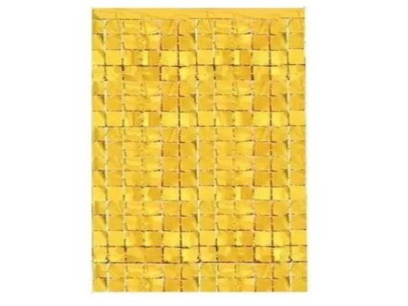CORTINA METALICA PANEL DORADO FIESTA 91X240 E.10