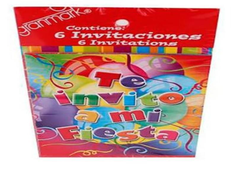 INVITACION SSUAJE FELIZ CUMPLE GRANMARK SS. PAQ.C8 E.24
