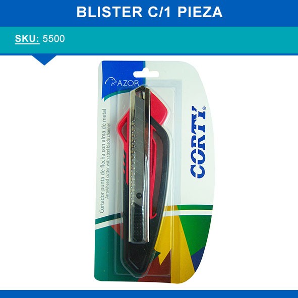 EXACTO GRUESO MET. CGUIA CORTY AZOR 5500 BL.C1 C12