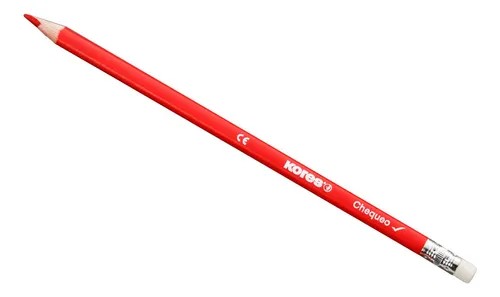 LAPIZ CHEQUEO KORES ROJO TRIANG. E.12 144 C.1728