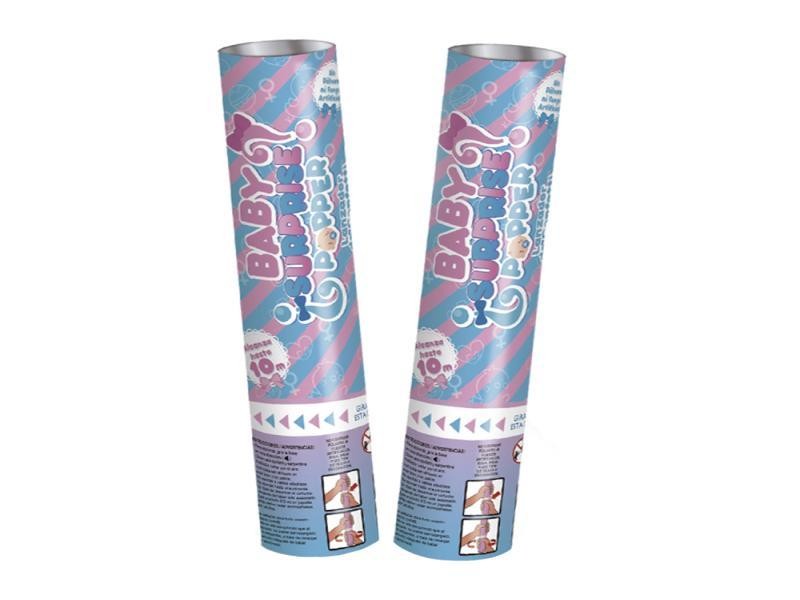 PARTY POPPERS BABY SURPRISE AZUL 20CM EURO E.12