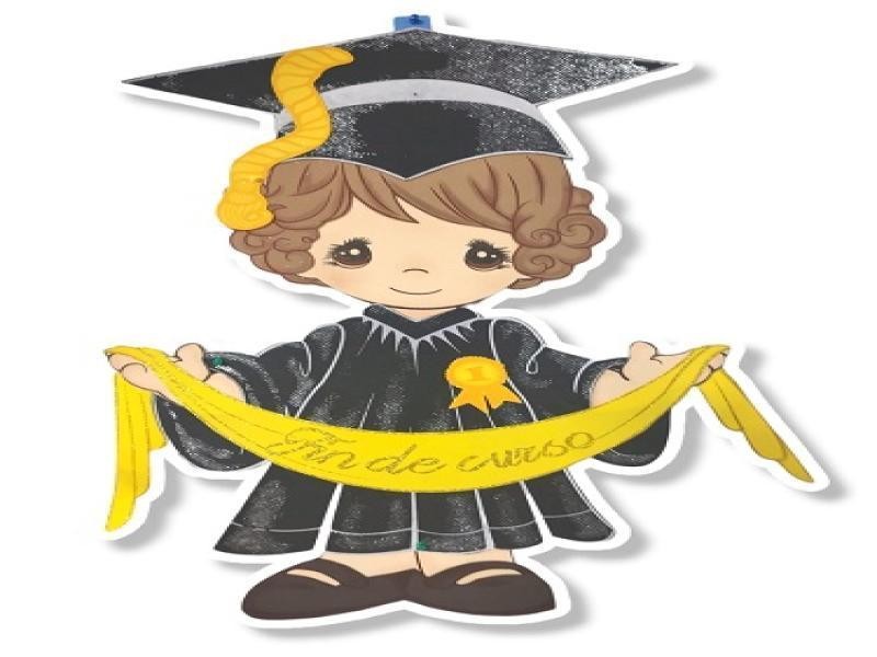 MAXIPOSTER NIÑA GRADUADA 42.5X105CM 3097 PADCOLOR 1PZA E.25