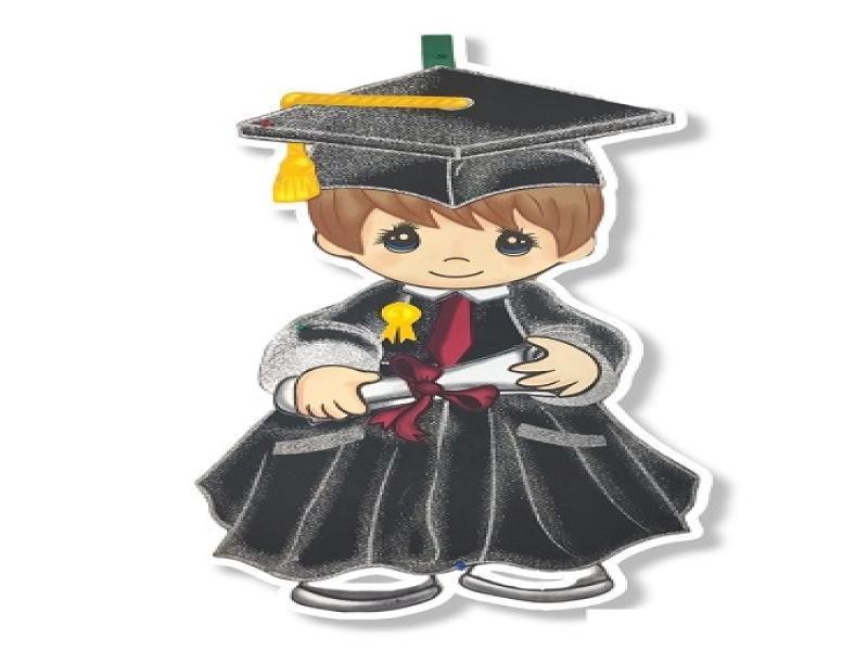 MAXIPOSTER NIÑO GRADUADO 42.5X105CM 3096 PADCOLOR 1PZA E.25