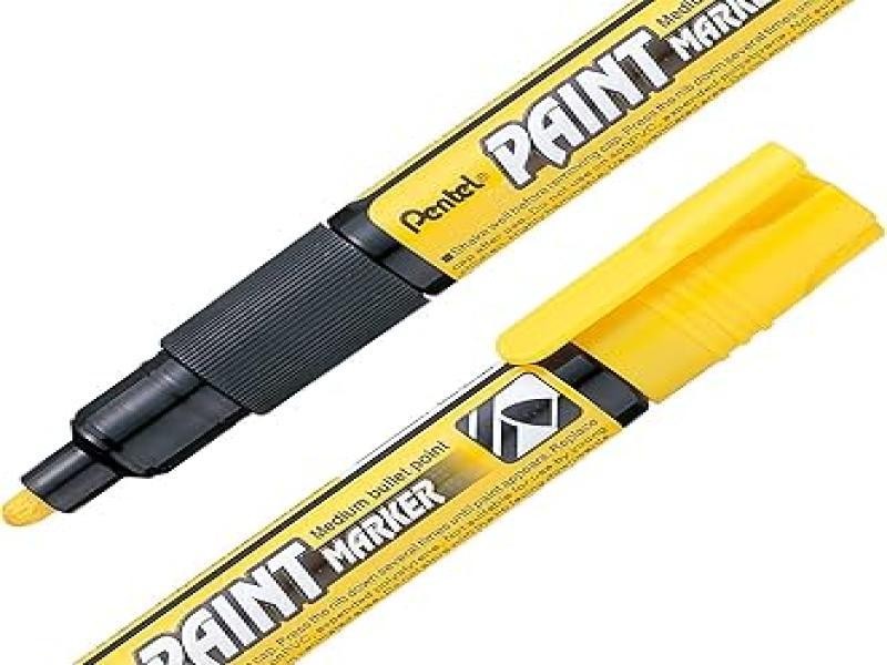 MARCADOR PERM. DELG. PAINT MMP20-GO PREDONDA. AMAR. E12