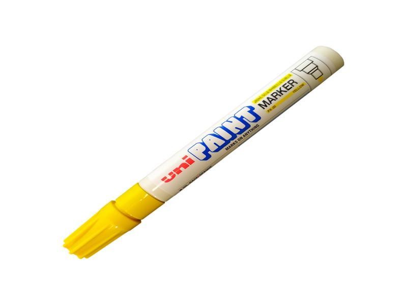 MARCADOR PERM. DELG. UNI-PAINT PX20 PRED. AMAR. E12C144