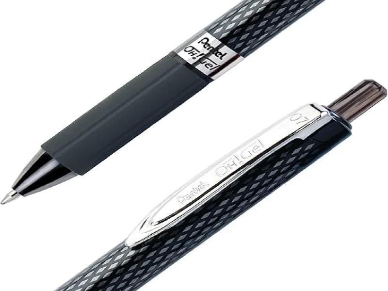 BOLIGRAFO GEL OH K497A PENTEL 0.7MM NGO. E12 C288