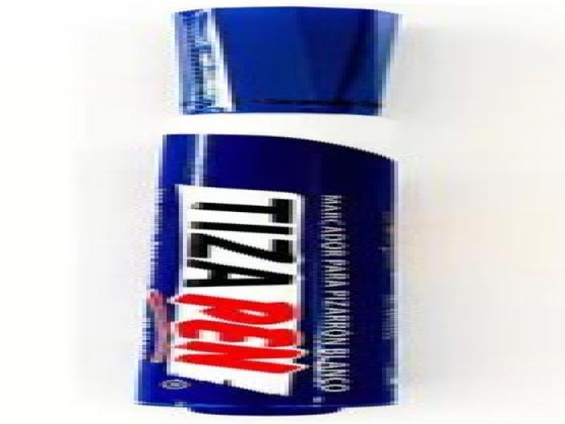 MARCADOR PPIZ. GRUESO TIZAPEN PLAST. AZUL E12C288