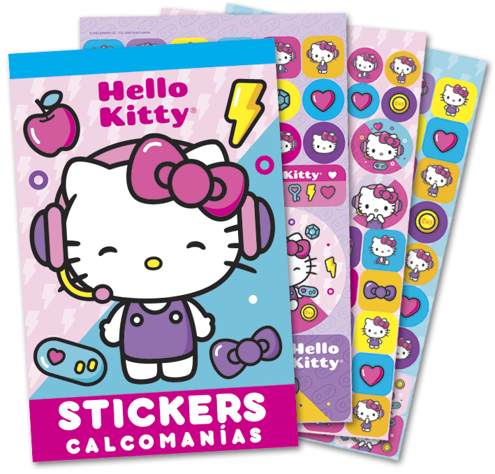 BLOCK CALCOMANIA HELLO KITTYKUROMI GRANMARK C6H. E.12