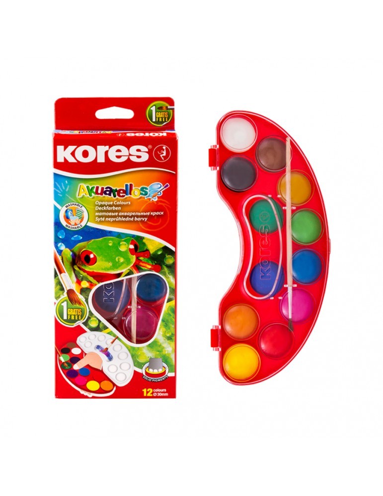 ACUARELA EST.C12PINCGODETE 30102P KORES E.12 C.72
