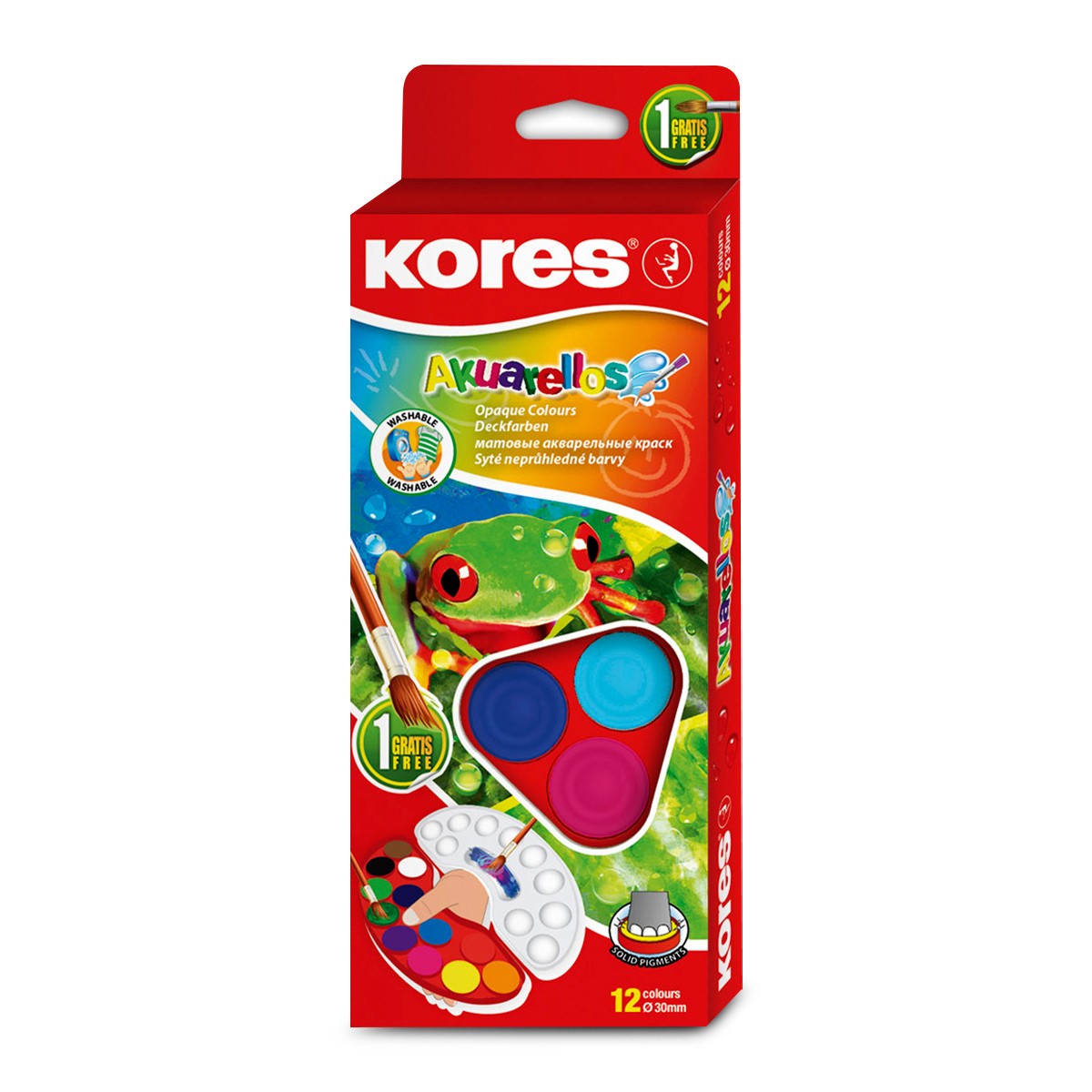 ACUARELA EST.C12PINCGODETE 30102P KORES E.12 C.72