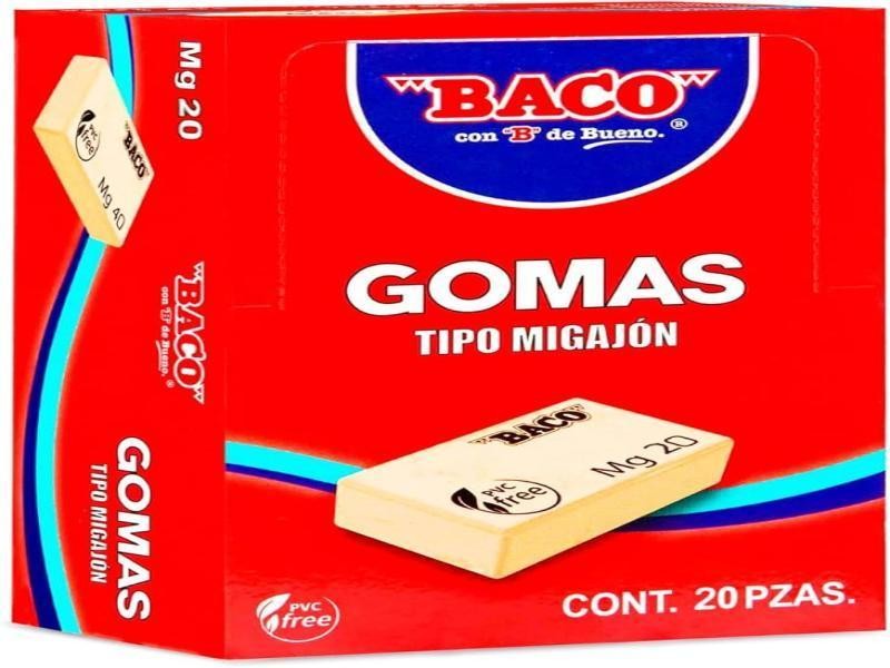 GOMA MIGAJON MG 20 BACO 4.0X2.5 E.20 C.400