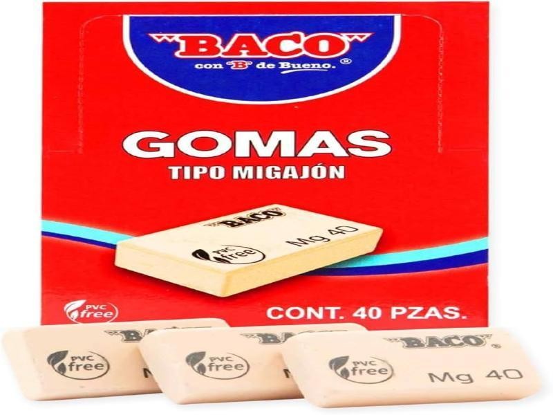 GOMA MIGAJON MG 40 BACO 5.5X2.0 E.40 C.800