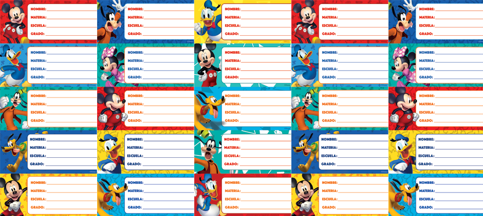 CALCOMANIA ESC. MICKEYMINNIE GRANMARK PAQ. C10H. E.100