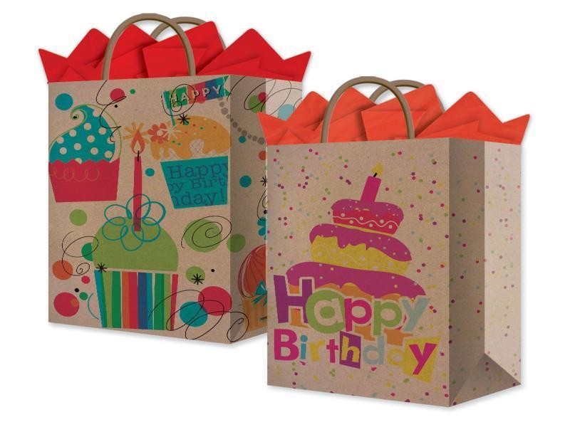 BOLSA KRAFT CAPLIC. MED. FELICIDADES GRANMARK E.6