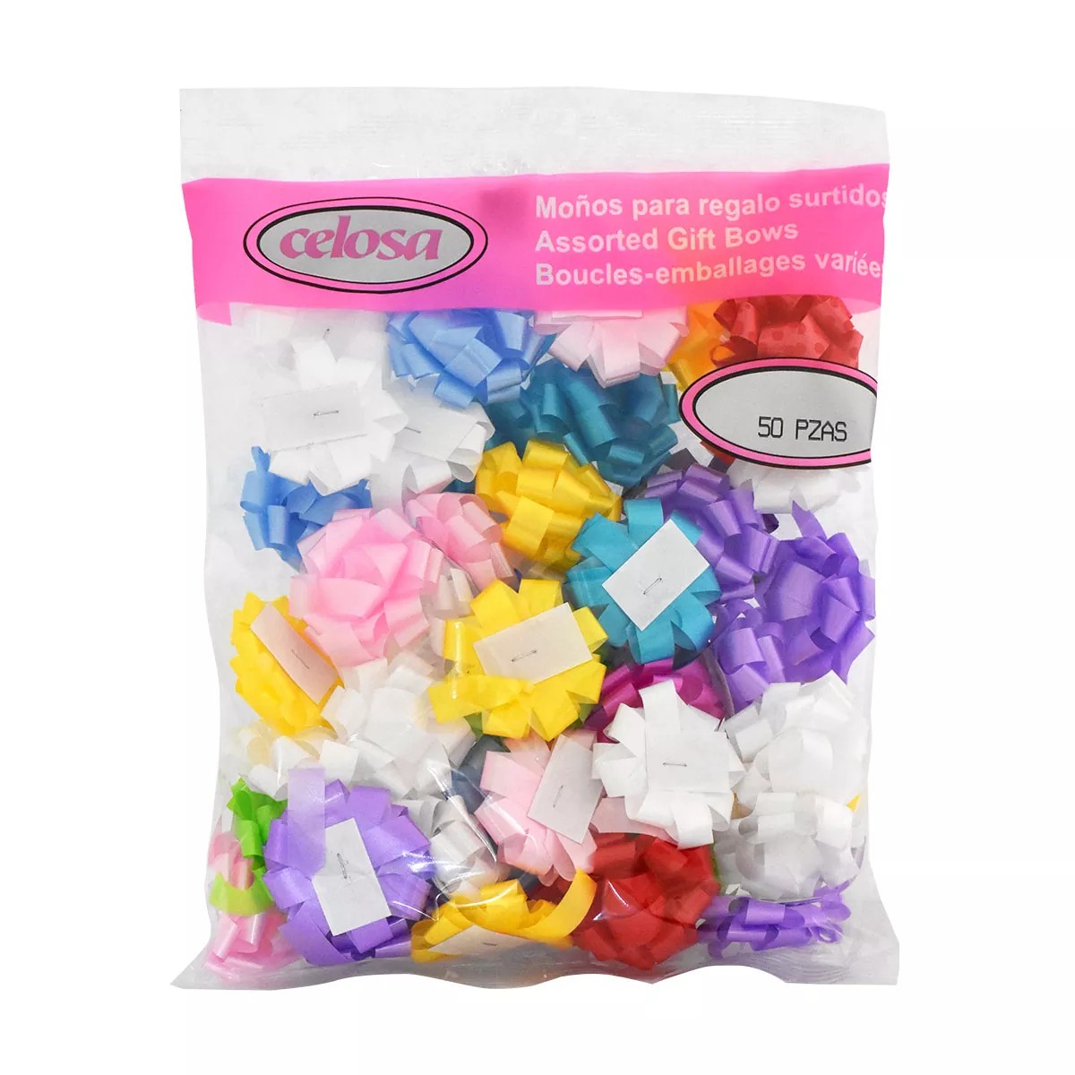 MOÑO PON PON MINI SURTIDOS CLAROS JANEL BOLSA C50 C.24