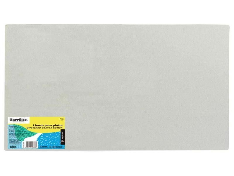 LIENZO PARA PINTOR 30X40CM PAQ. C2 PZAS. L3040 BARR.E.12