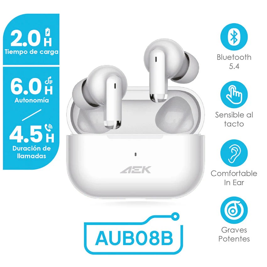 AUDIFONOS BLUETOOTH AUB08B
