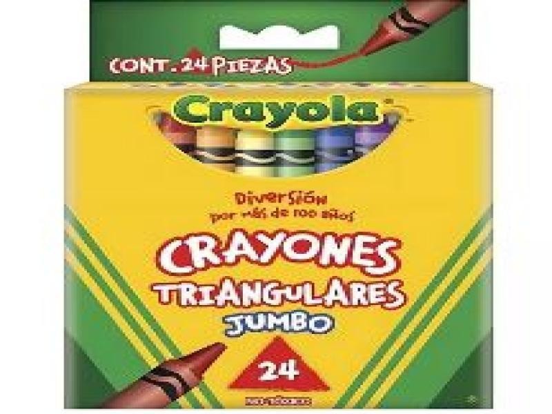 CRAYONES EST.C24 CRAYOLA TRIANG. 524324 C24