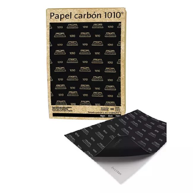 PAPEL CARBON OFI. PELIKAN 1010 C100H. NEGRO E.10 C.50