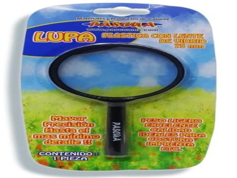 LUPA PLASTICA DIAM. 75MM. 5X PASCUA E12 C120