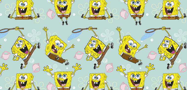 PAPEL COUCHE BOB ESPONJA GRANMARK 50X70 CM. E.25 C.1000