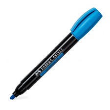 RESALTADOR GRUESO 49 FABER AZUL E.12 C.720