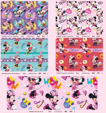 PAPEL COUCHE MINNIE DIPAK 50X70 CM. E.25 C.500