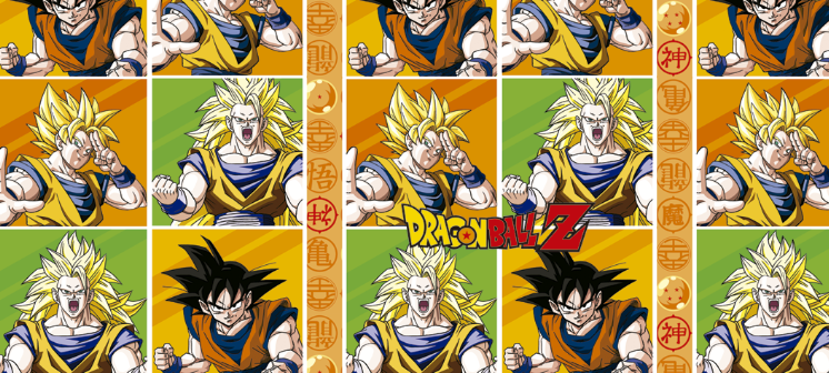PAPEL COUCHE DRAGON BALL GRANM. 50X70 CM. E.25 C.1000