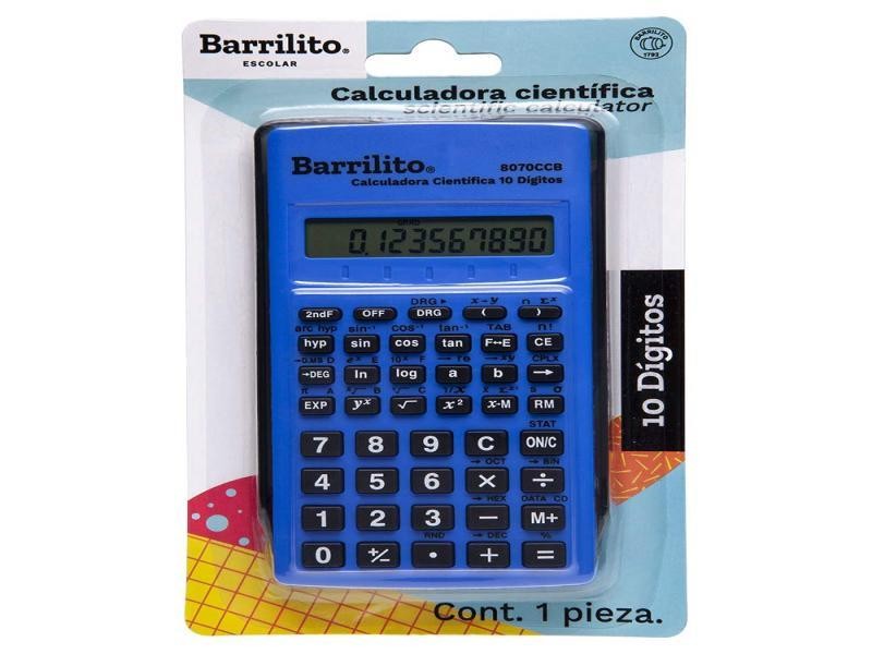 CALCULADORA CIENT. BARRILITO 8070CCB 136 FUNC. BL. C1 C.24