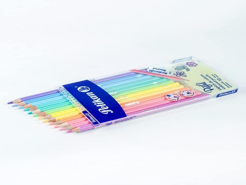 COLORES EST. C12L. PELIKAN PASTEL REDONDO C40