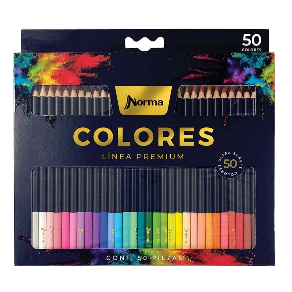 COLORES EST. PREMIUM C50 REDONDO NORMA 558860 C.12